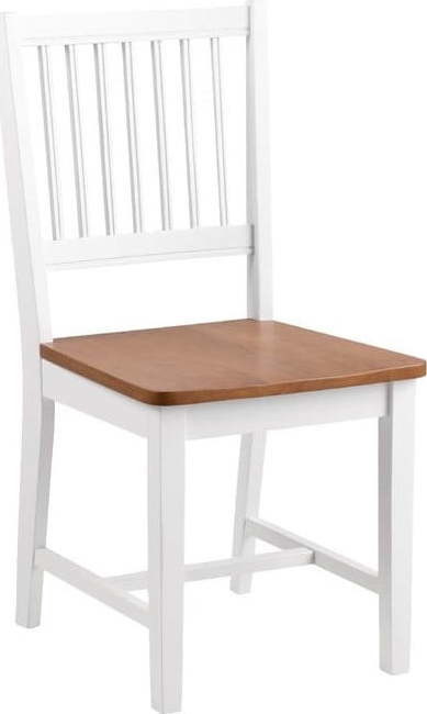 Jídelní židle v bílo-přírodní barvě v sadě 2 ks Brisbane – Actona