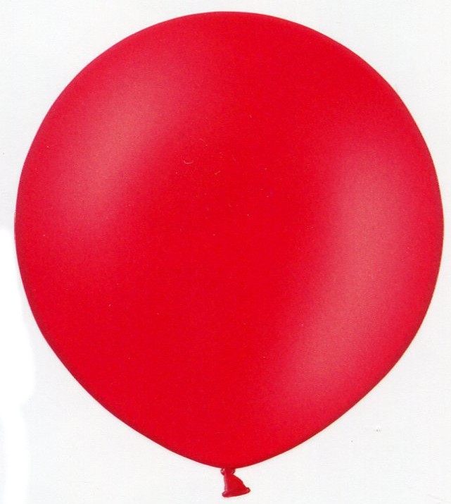 Balónek velký B250 001 Red belbal