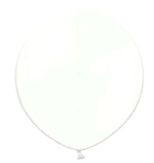 Balónek velký B250 002 White belbal