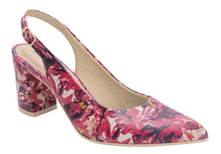 Piccadilly 745145-1 Dámské sandály na podpatku růžové 37