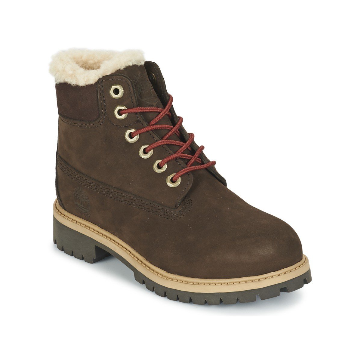 Timberland  6 IN PRMWPSHEARLING  Hnědá