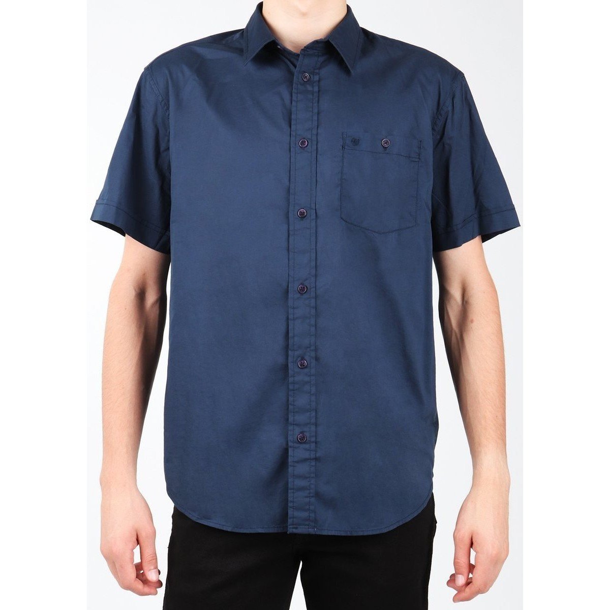 Wrangler  S/S 1PT Shirt W58916S35  Modrá