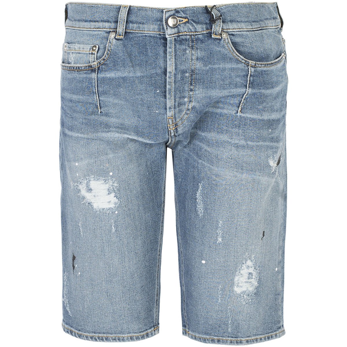 Les Hommes  UID481547P | Short Jeans  Modrá