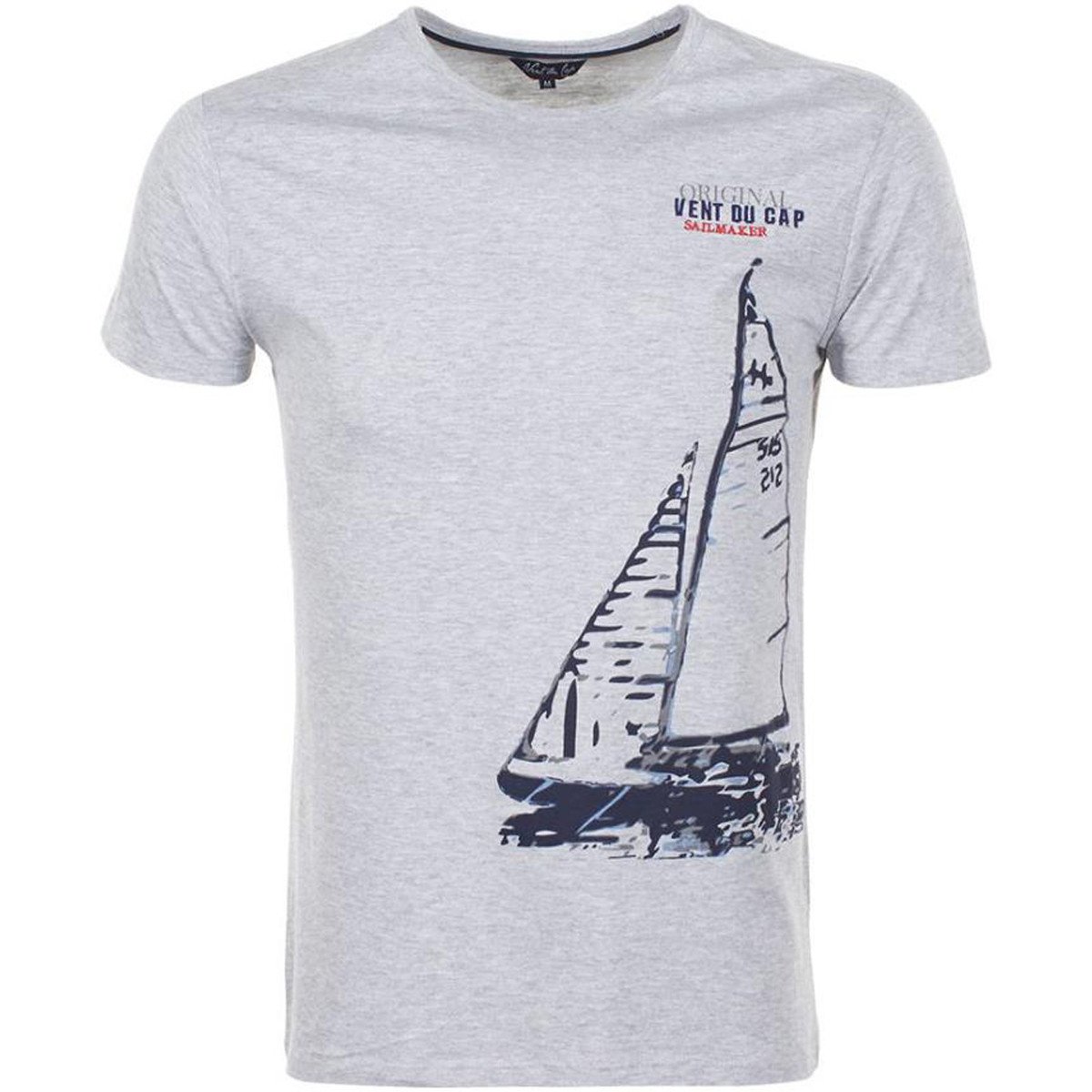 Vent Du Cap  T-shirt manches courtes homme CADRIO  Šedá