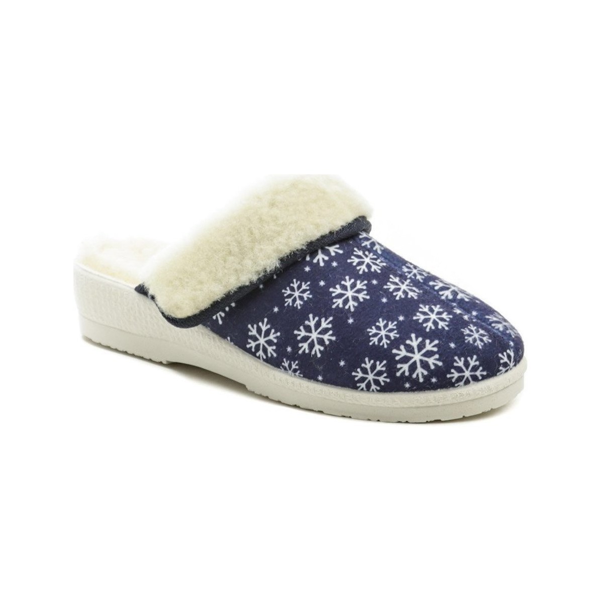 Rogallo  3330-011 modré dámské zimní papuče  Modrá