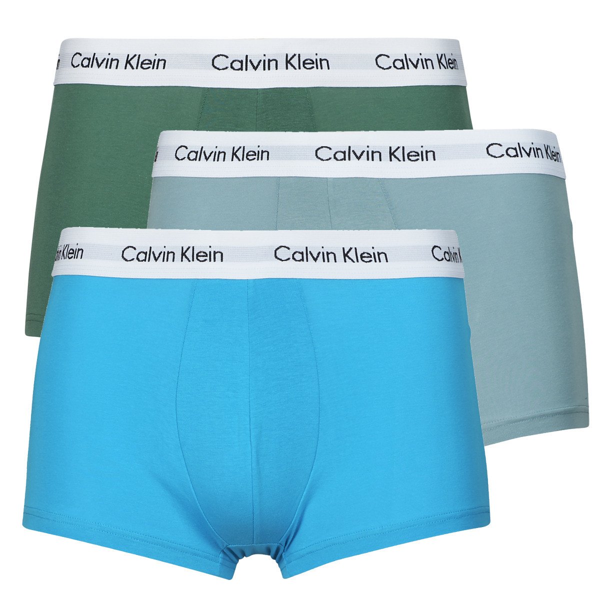 Calvin Klein Jeans  LOW RISE TRUNK X3  ruznobarevne