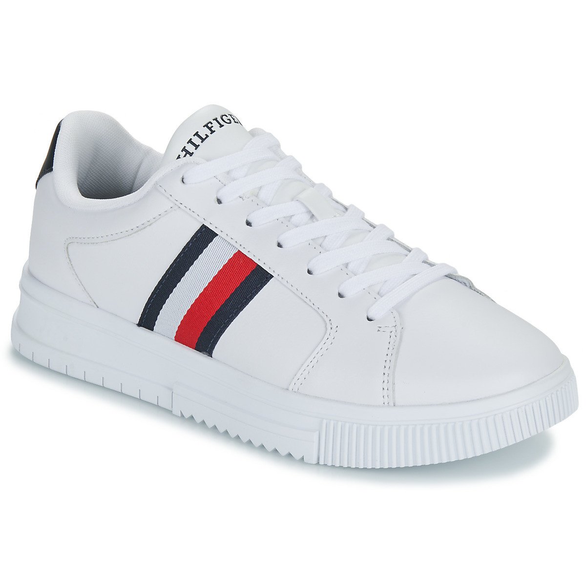 Tommy Hilfiger  SUPERCUP LTH STRIPES ESS  Bílá