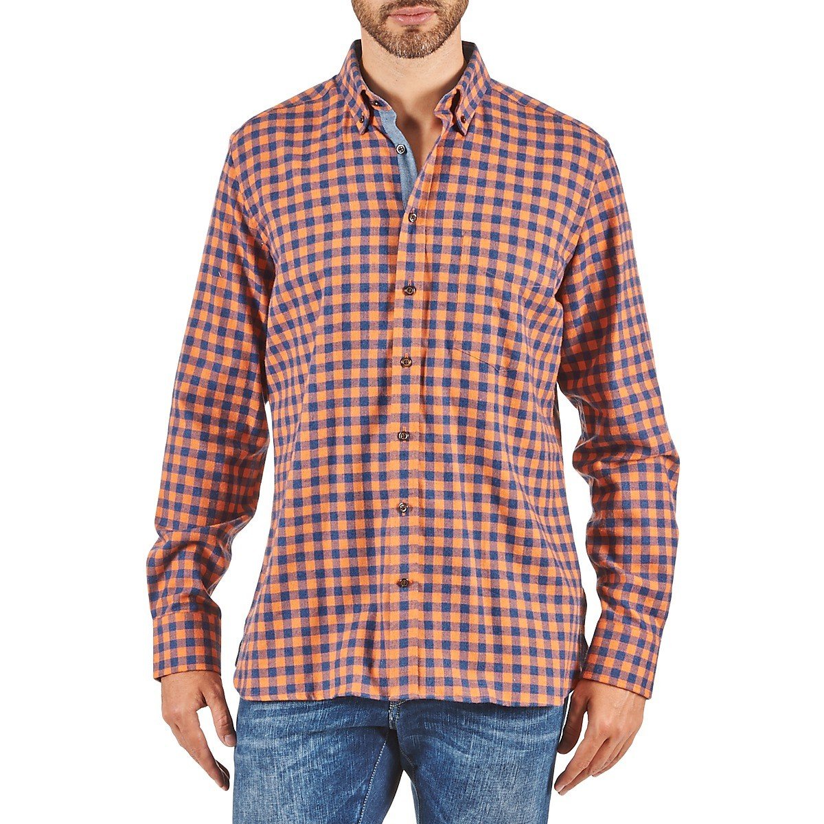 Hackett  SOFT BRIGHT CHECK  Oranžová