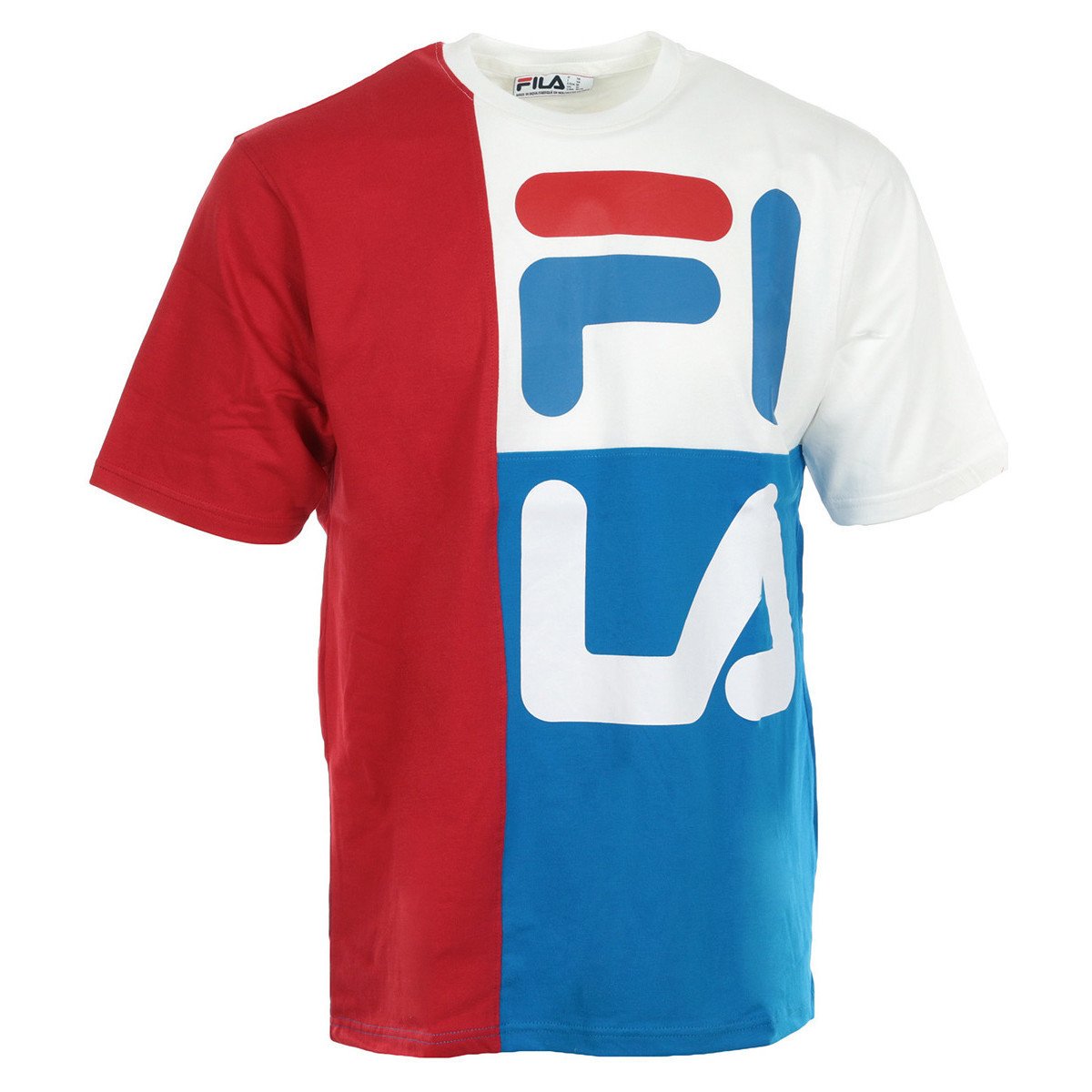 Fila  Indo Colour Block Fit Tee  Modrá