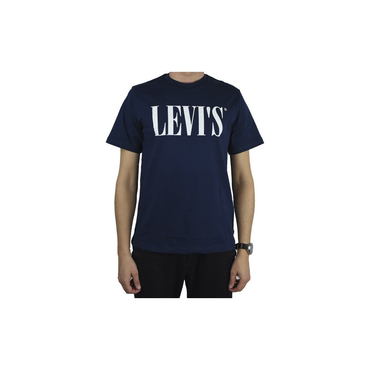 Levis  Relaxed Graphic Tee  Modrá