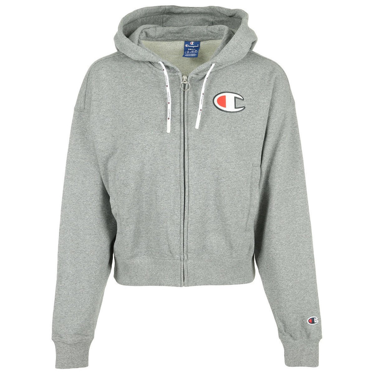 Champion  Hooded Full Zip Wn's  Šedá