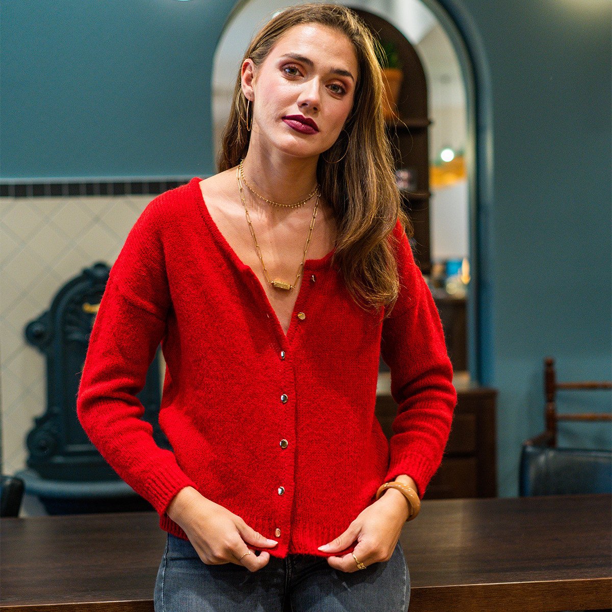 Céleste  IRIS  Červená