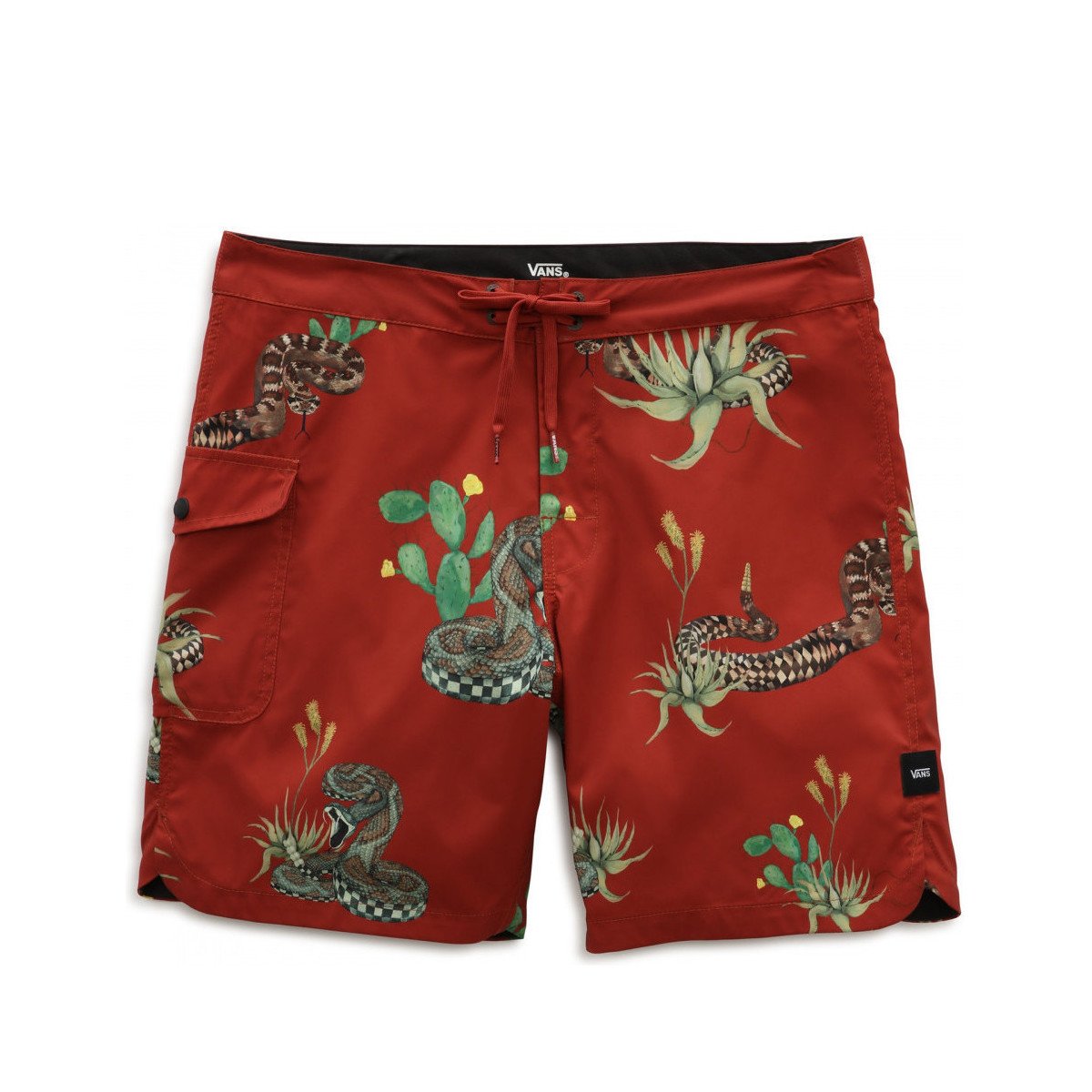 Vans  Mixed boardshort ii  Červená