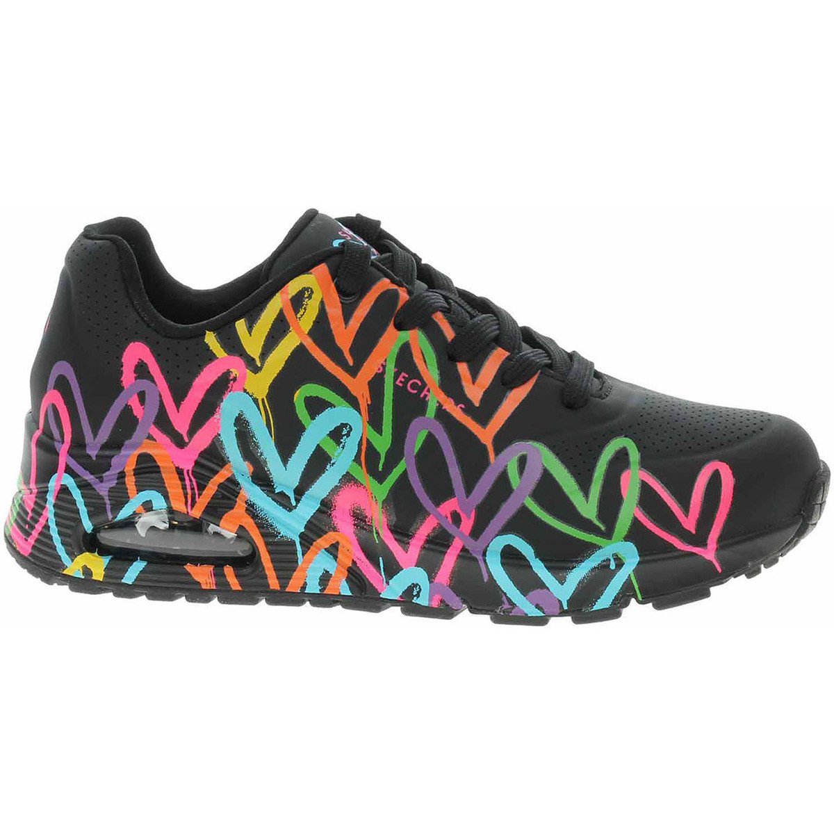 Skechers  JGoldcrown: Uno - Highlight Love black - multi  Černá