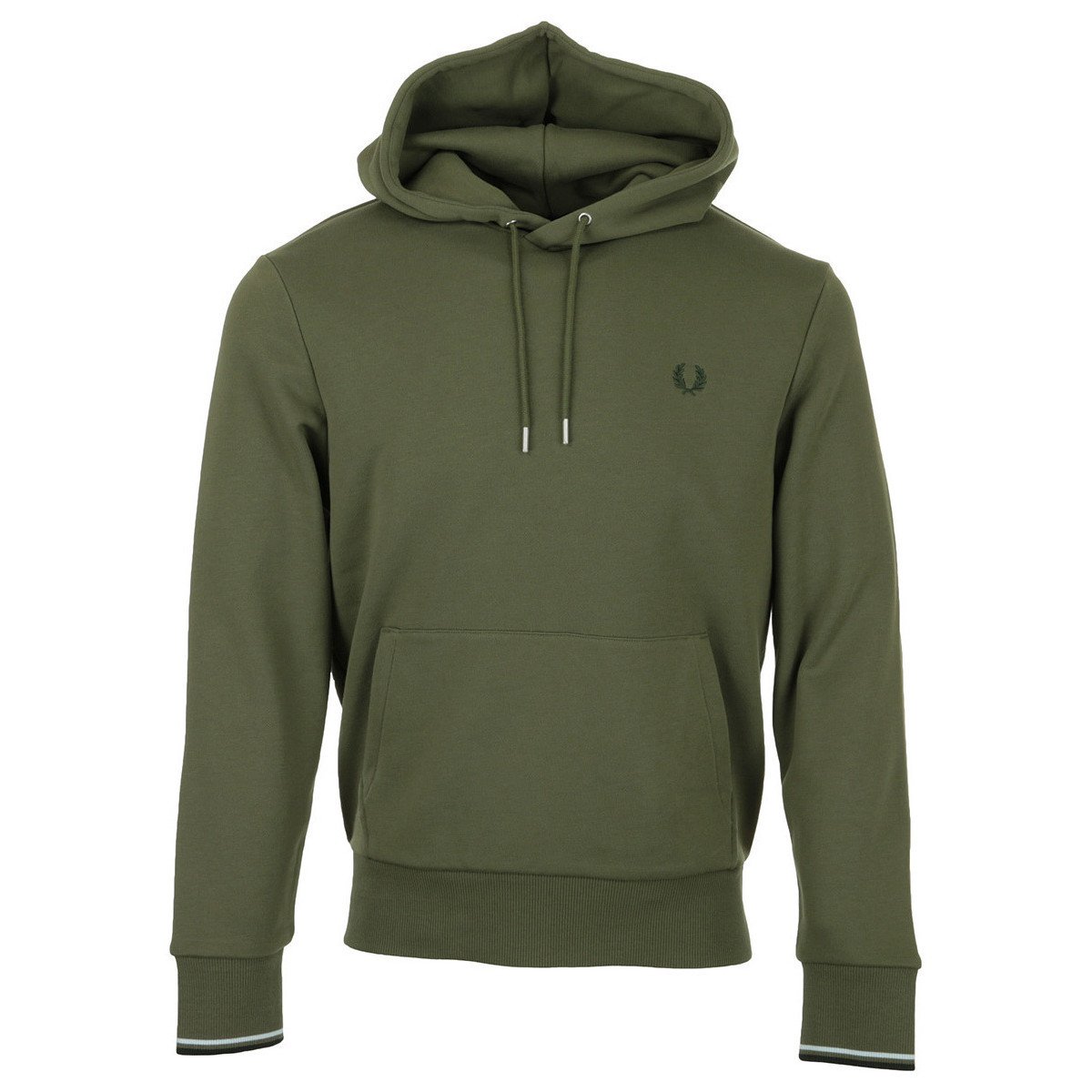 Fred Perry  Tipped Hooded Sweatshirt  Zelená