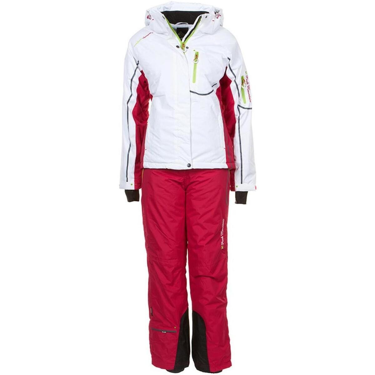 Peak Mountain  Ensemble de ski femme AULINE  Bílá