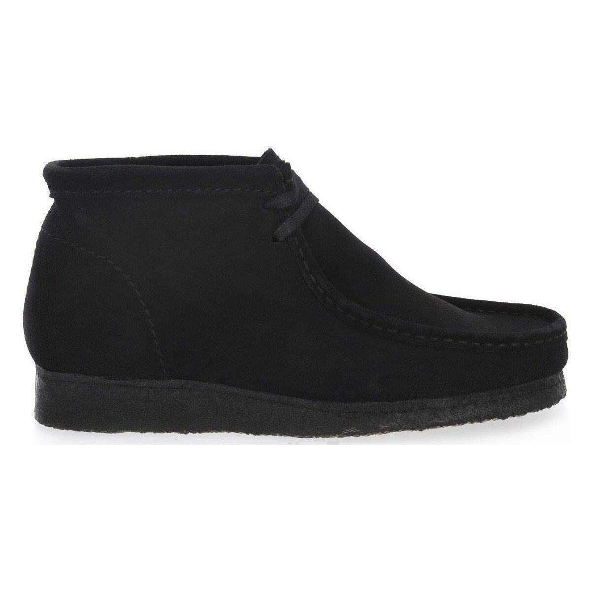 Clarks  WALLABEEBOOT M BLK  Černá