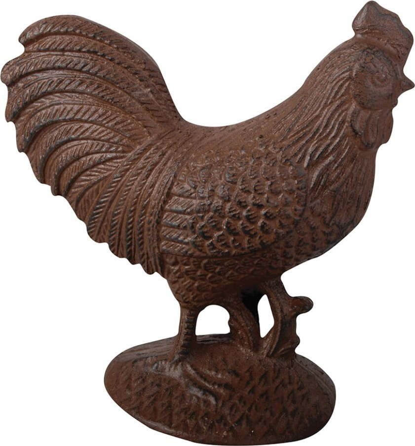 Kovová zahradní soška Rooster – Esschert Design