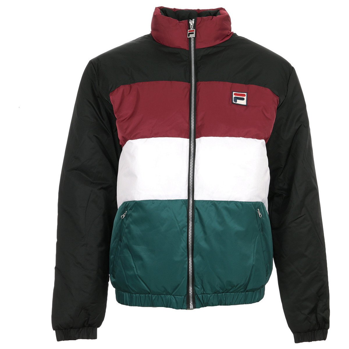 Fila  Blocked Puffa Jacket  Černá