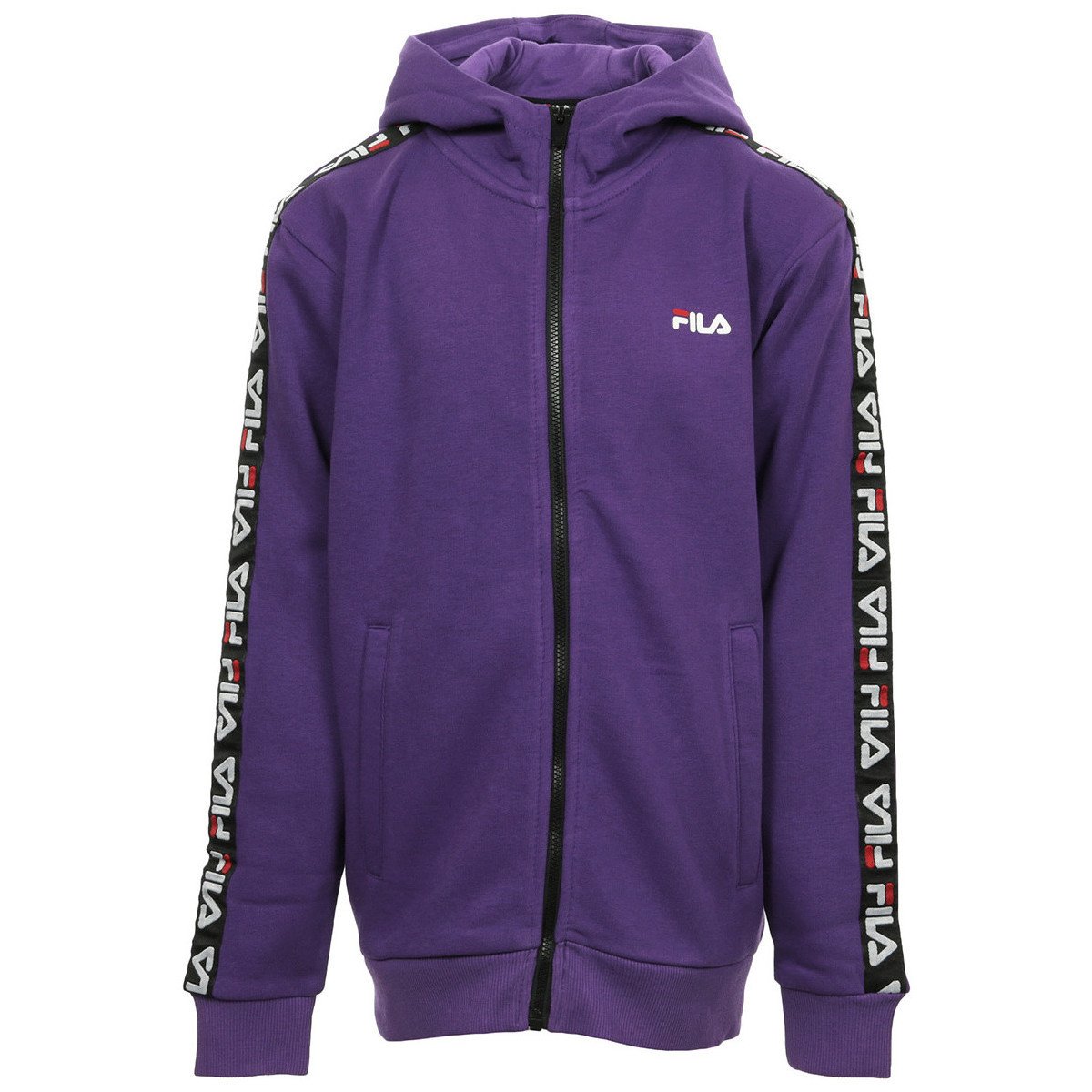 Fila  Adara Tape Zip Jacket Kids  Fialová