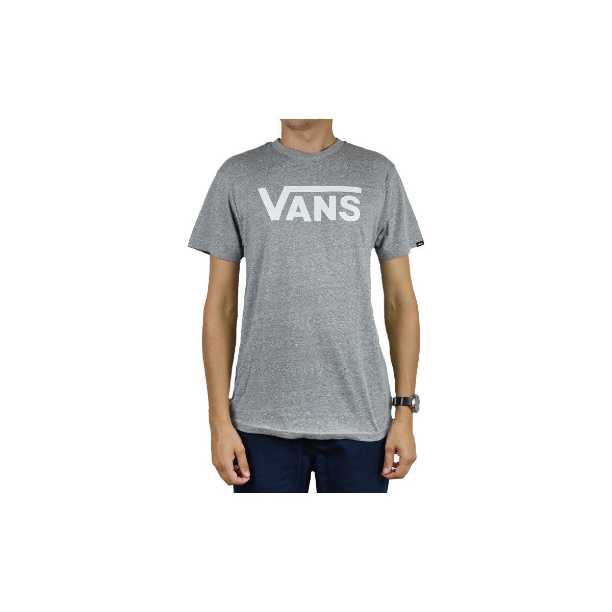 Vans  Classic Heather Athletic Tee  Šedá