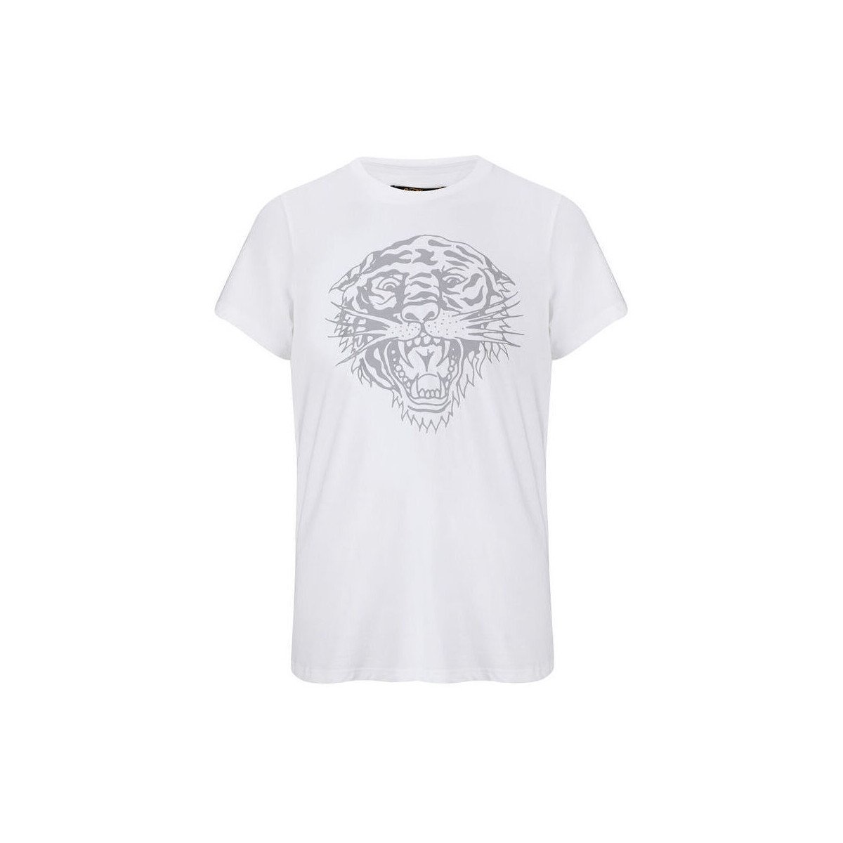 Ed Hardy  Tiger-glow t-shirt white  Bílá