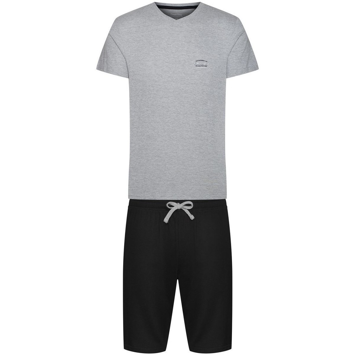 Esotiq & Henderson  Pánské pyžamo 38881 Duty grey  ruznobarevne