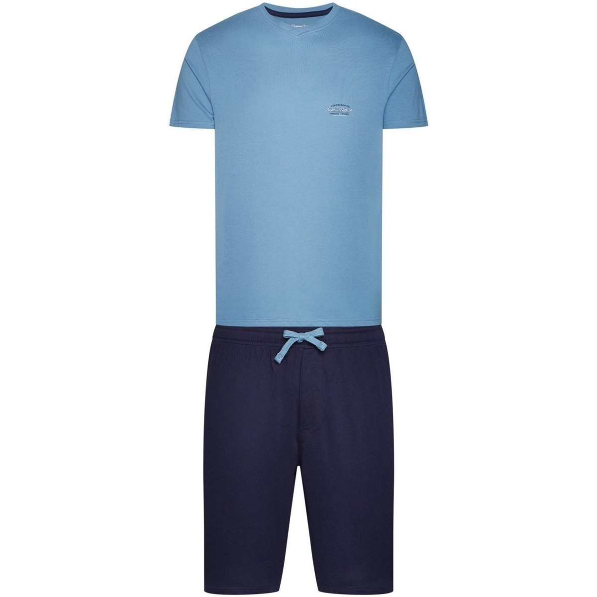 Esotiq & Henderson  Pánské pyžamo 38881 Duty blue  ruznobarevne