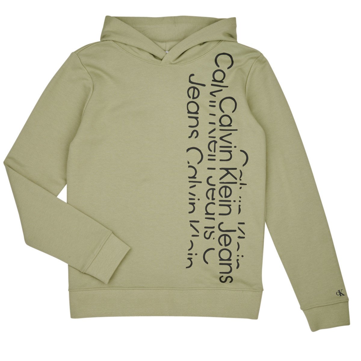 Calvin Klein Jeans  REPEAT INSTITUTIONAL LOGO HOODIE  Khaki