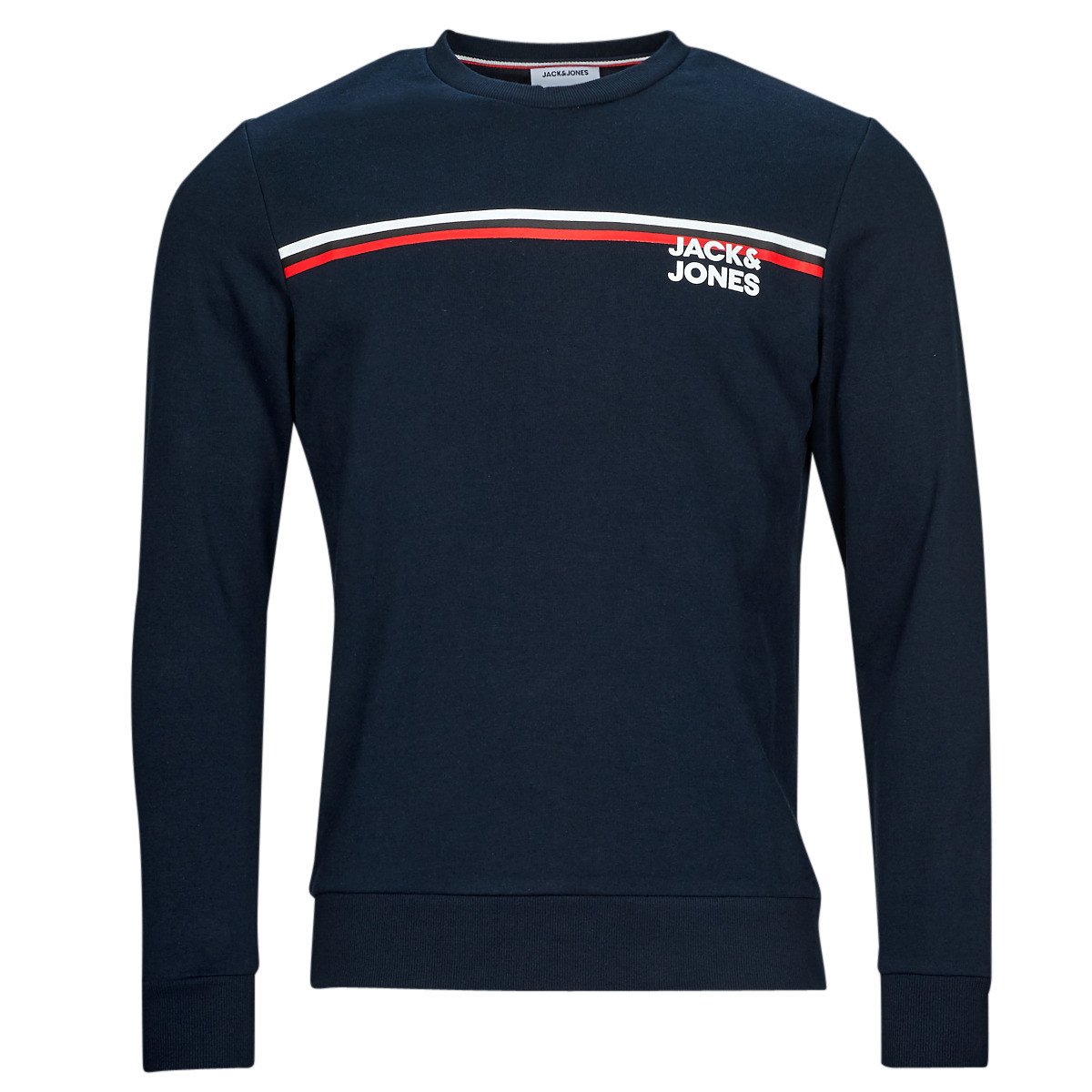 Jack & Jones  JJATLAS SWEAT CREW NECK  Tmavě modrá