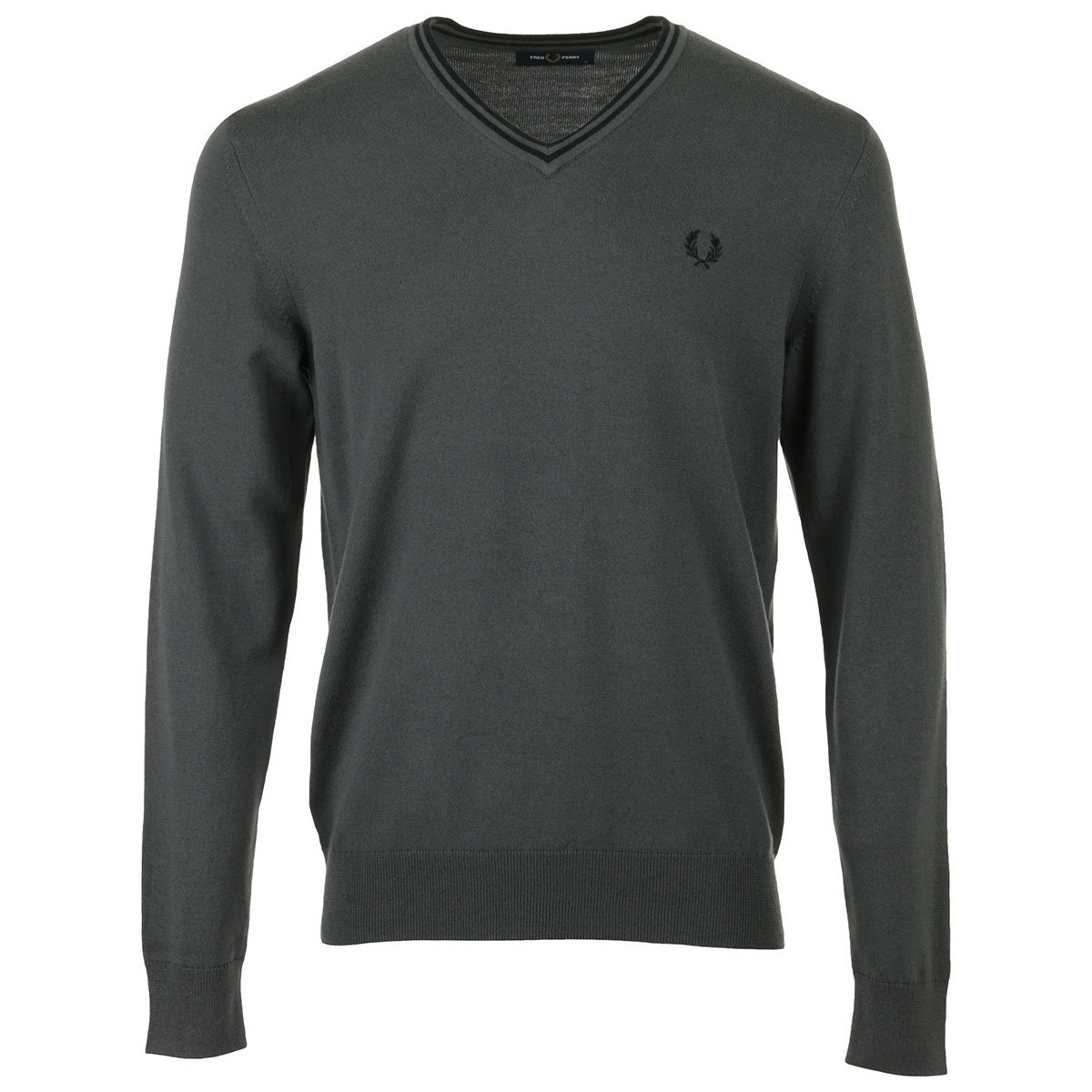 Fred Perry  Classic Crew Neck Jumper  Šedá
