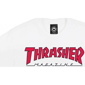 Thrasher  T-shirt outlined  Bílá