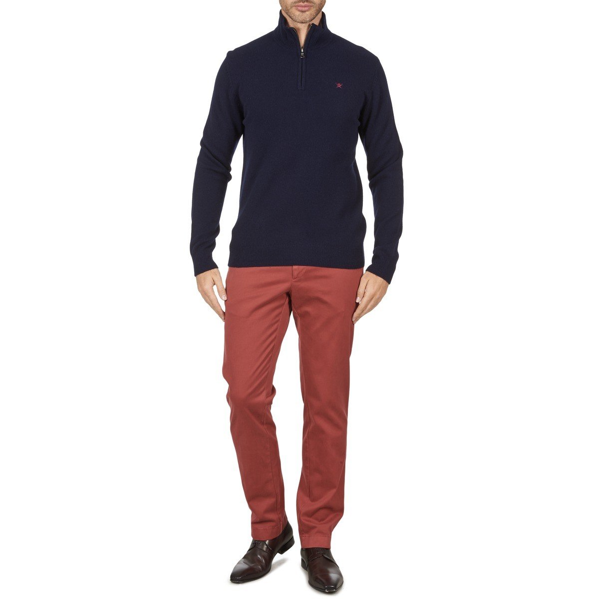 Hackett  STRETCH TWILL CHINO  Červená