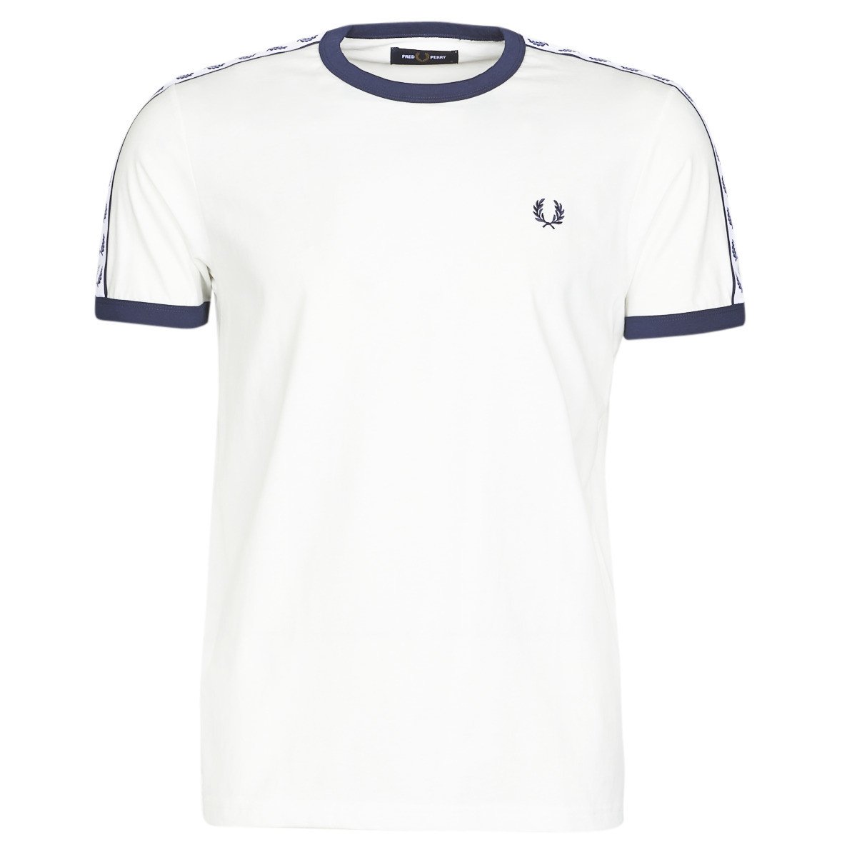 Fred Perry  TAPED RINGER T-SHIRT  Bílá