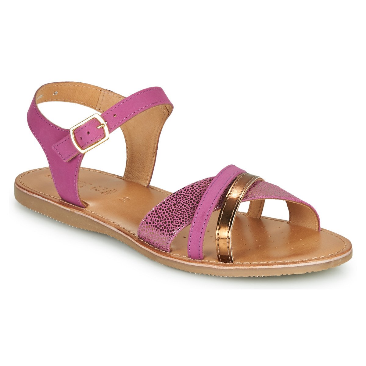 Geox  J SANDAL EOLIE GIRL  Růžová