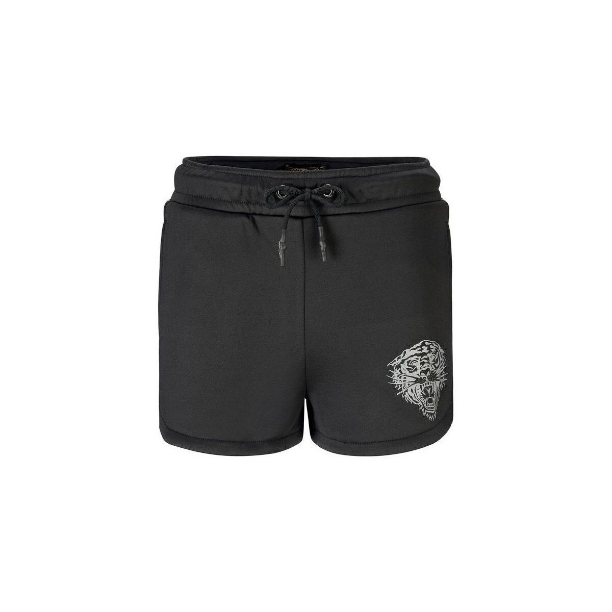 Ed Hardy  Tiger glow runner short black  Černá