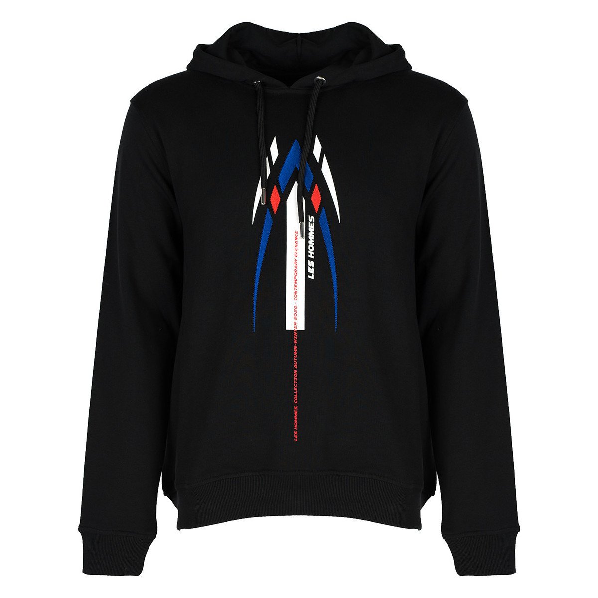 Les Hommes  LJH401-753E | Hoodie Speed  Černá