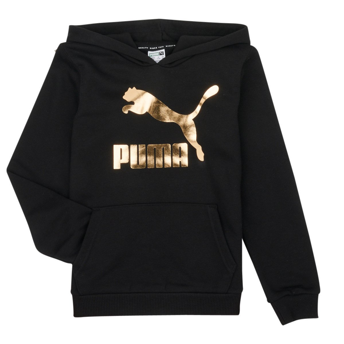 Puma  CLASSICS LOGO HOODIE  Černá