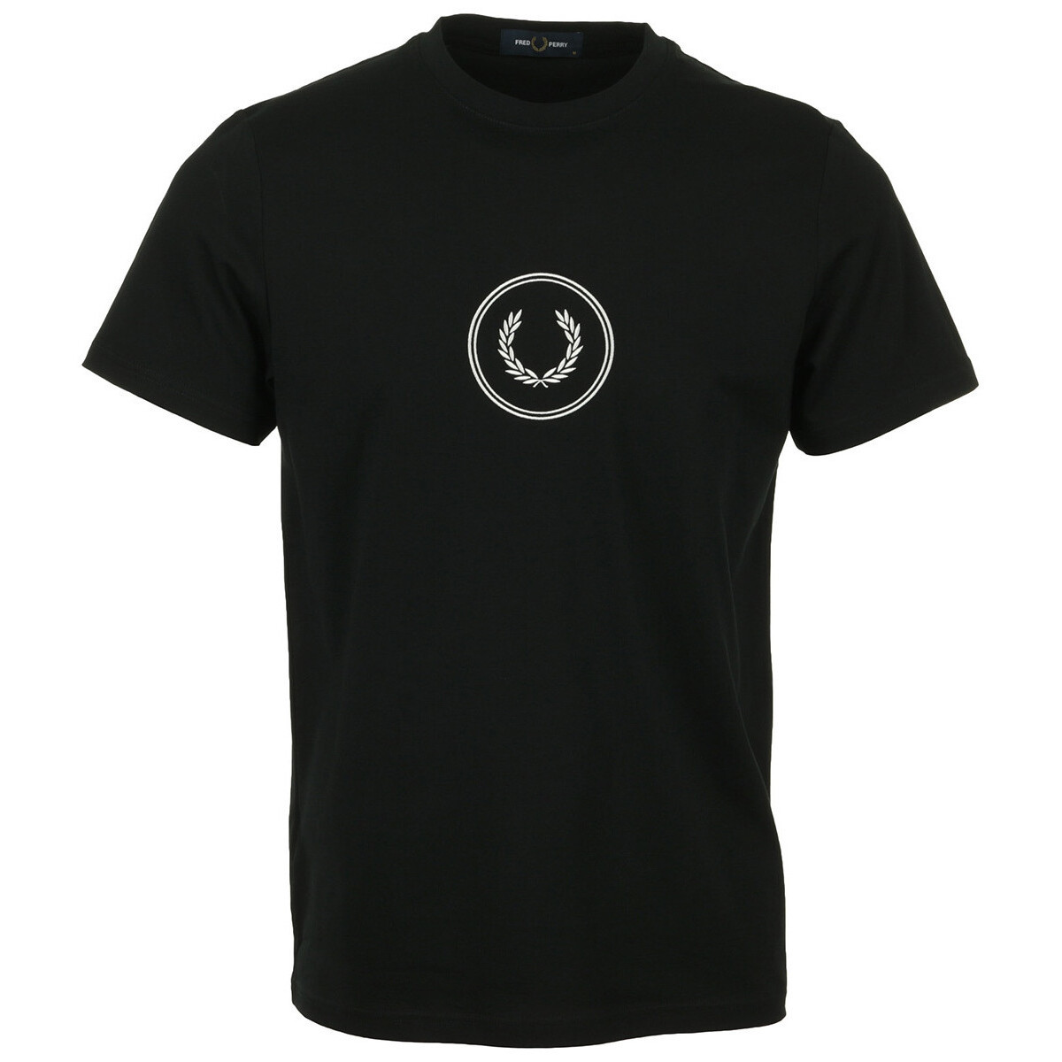 Fred Perry  Circle Branding T-Shirt  Černá