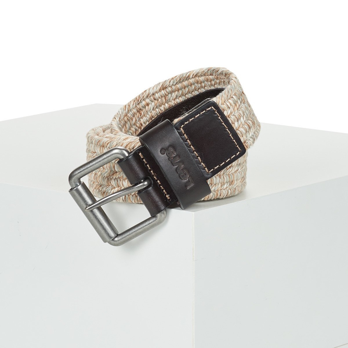 Levis  STRETCH WOVEN BELT  Béžová