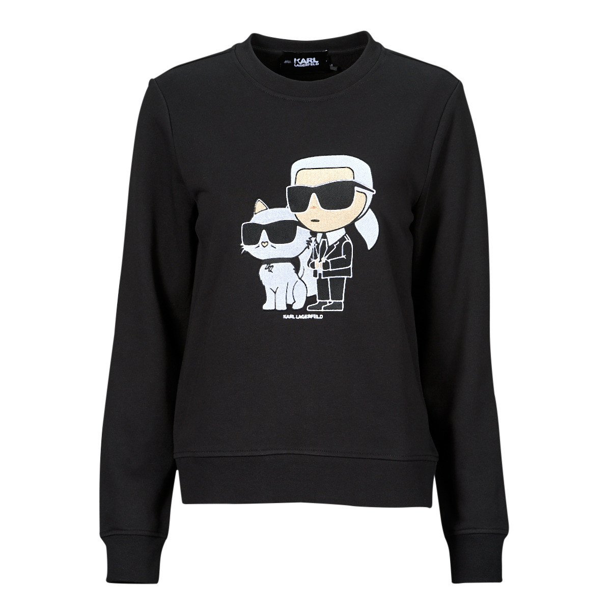 Karl Lagerfeld  ikonik 2.0 sweatshirt  Černá