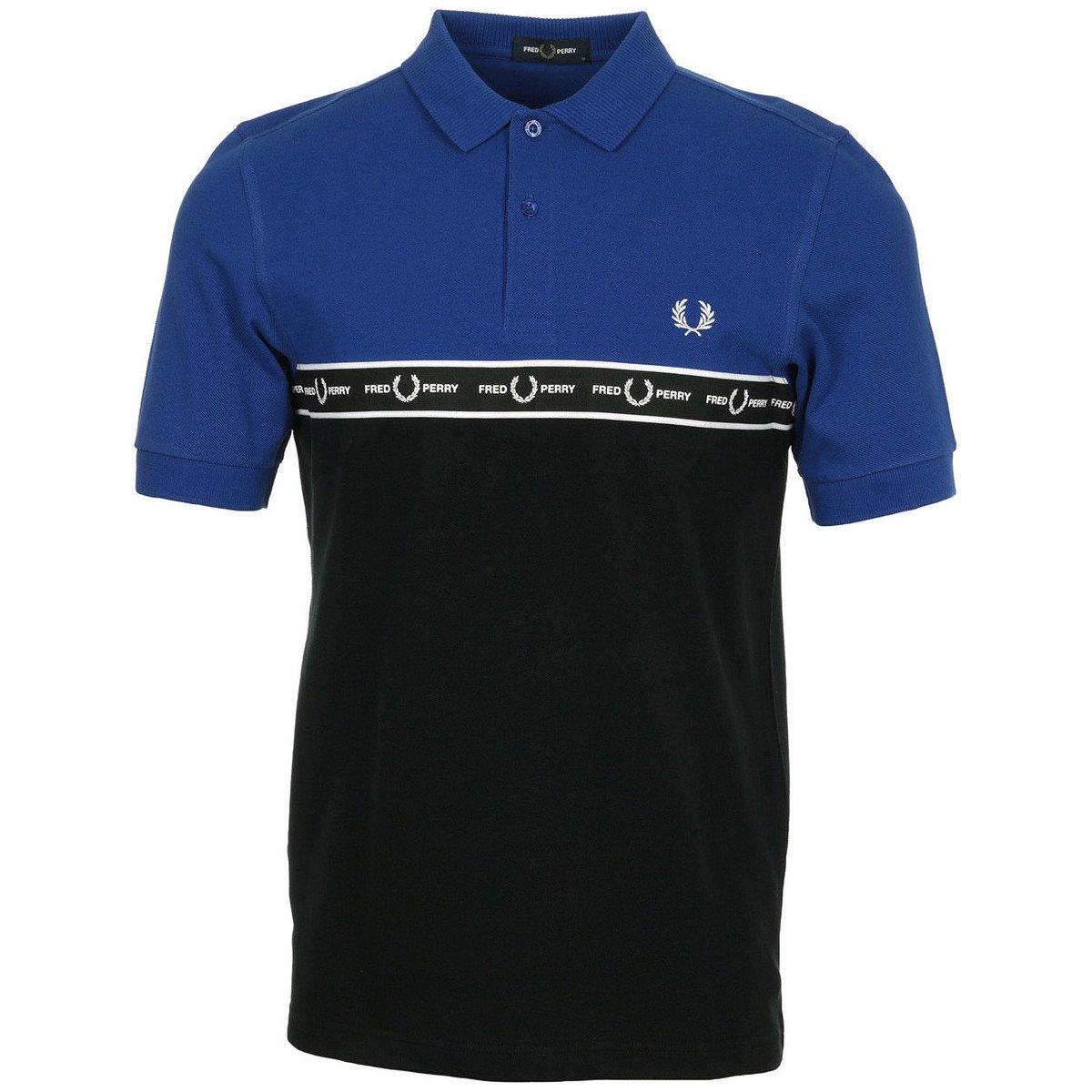 Fred Perry  Taped Chest Polo Shirt 