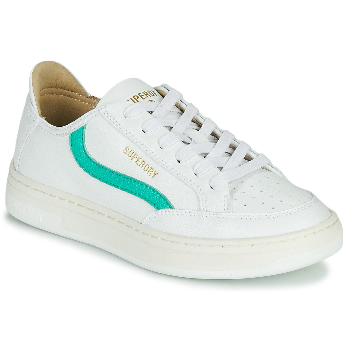 Superdry  BASKET LUX LOW TRAINER  Bílá