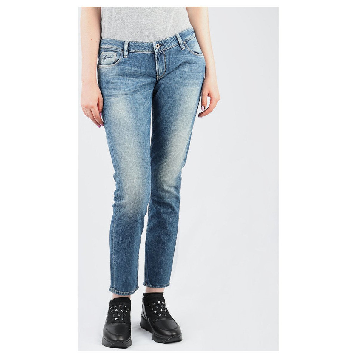 Guess  Beverly Skinny W21003D0ET0-NEPE  Modrá