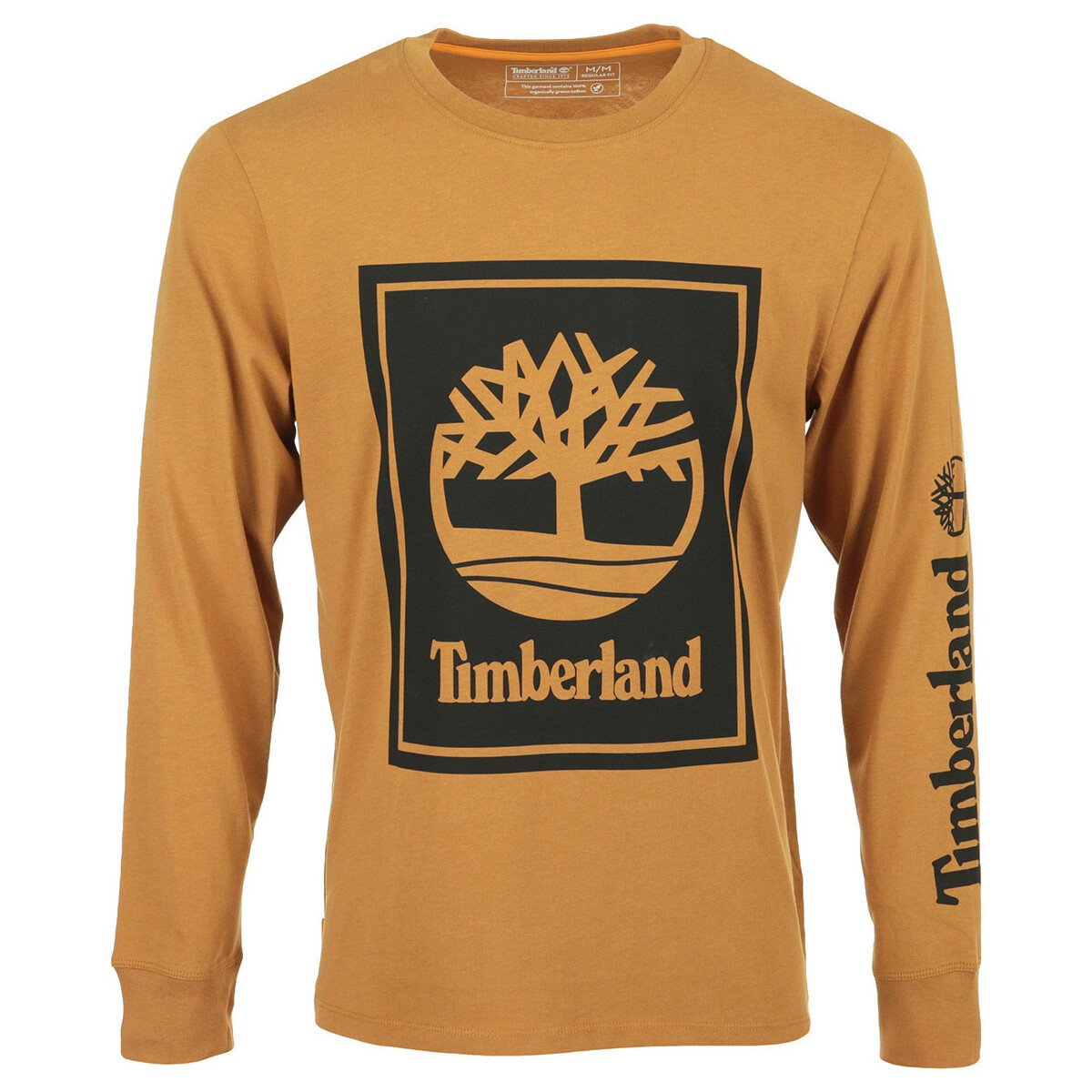 Timberland  Stack Logo Tee LS  Hnědá