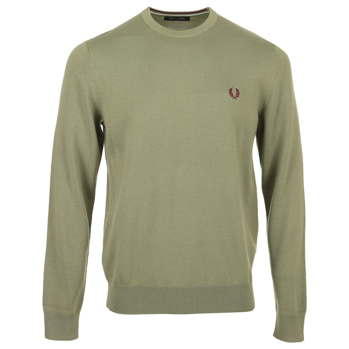 Fred Perry  Classic Crew Neck Jumper  Zelená