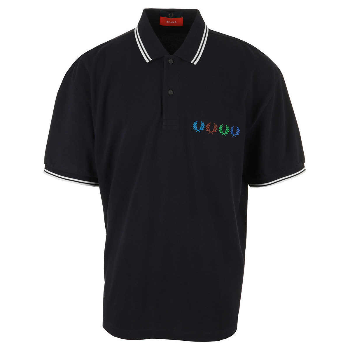 Fred Perry  Beams Twin Tipped Polo Shirt  Modrá
