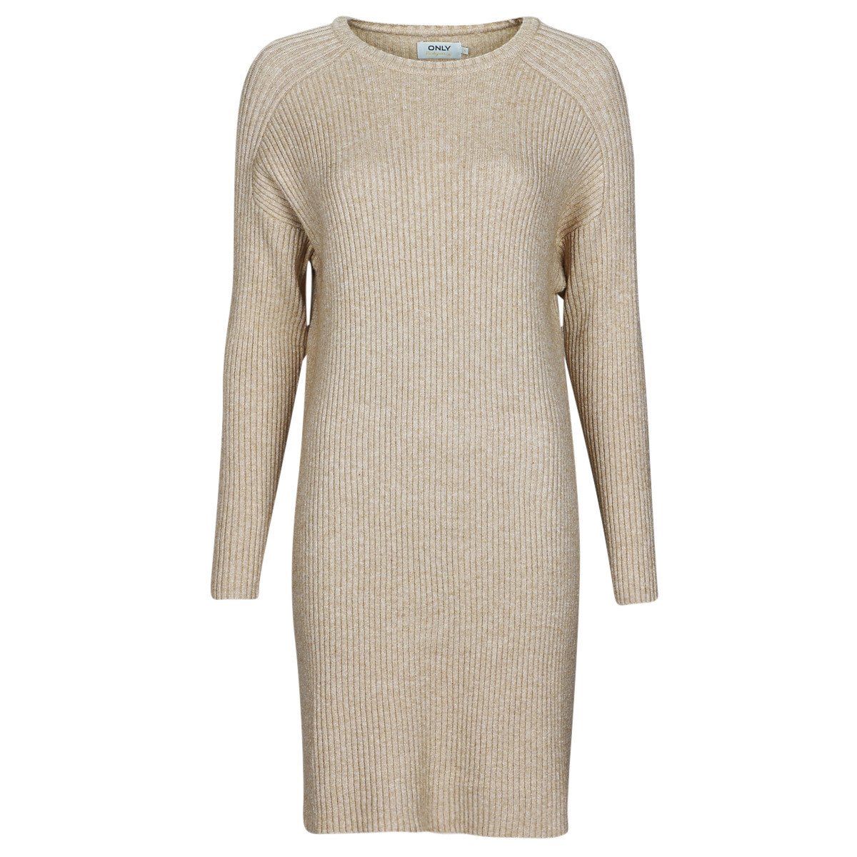 Only  ONLFIA KATIA L/S DRESS CC KNT  Béžová