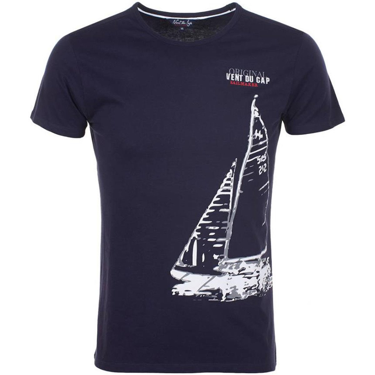 Vent Du Cap  T-shirt manches courtes homme CADRIO  Tmavě modrá