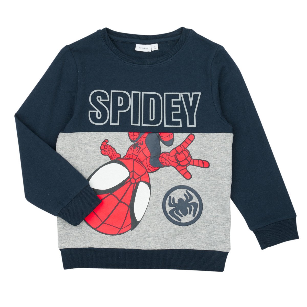 Name it  NMMJUBI SPIDEY SWEAT UNB MAR  Tmavě modrá